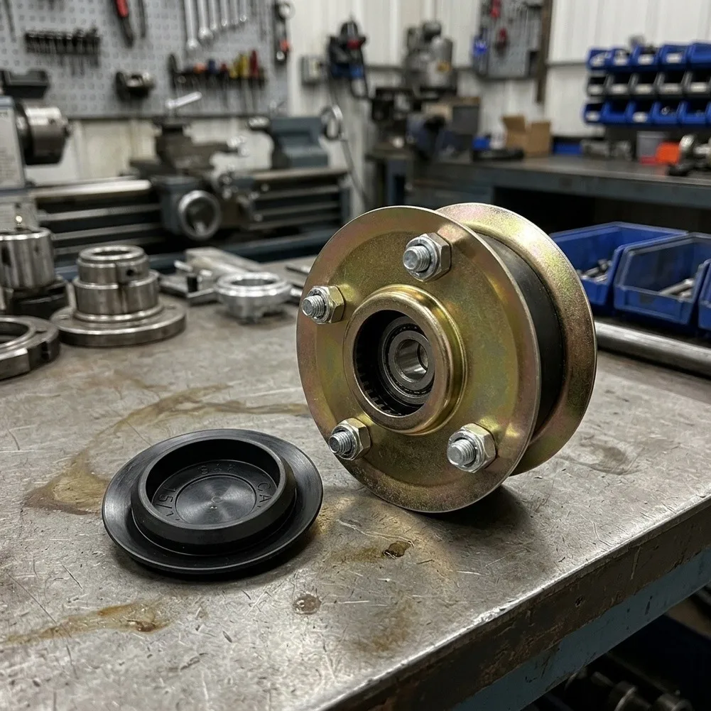 131-4529 Pulley Kit Compatible with For Toro 30 Deck Mowers 2 Piece Set Includes Dust Cover Strong Metal Build