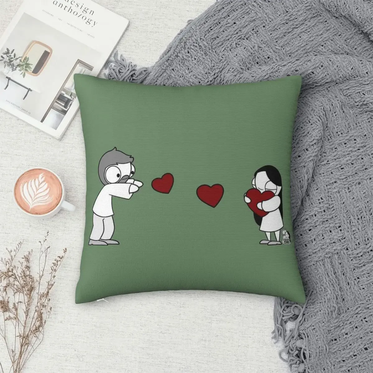 Hearts Throw Pillowcase Polyester Pillows Cover Cushion Comfort Throw Pillow Sofa Decorative Cushions Used for Home Bedroom