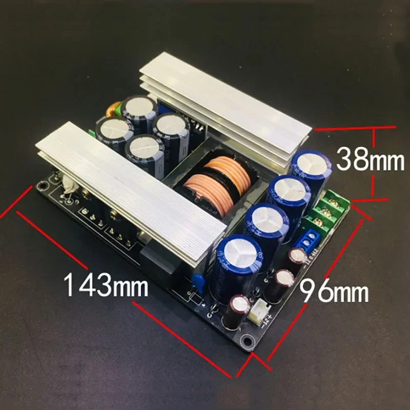 1500w LLC Power Amplifier Soft Switch Power Board Dual Output Voltage ± 45v-80v High Power Diy Audio Amplifier Accessories