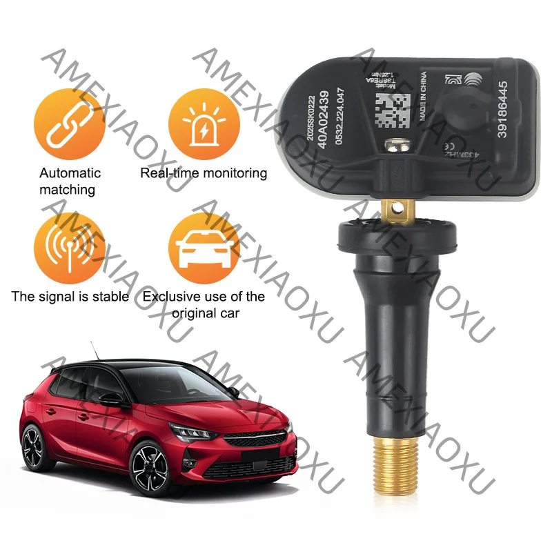 4Pcs TPMS Tire Pressure Sensor For Vauxhall Astra K 2016- On Insignia B 2018-On YQ00956280 39186445 YR00254380 13506028 39243434
