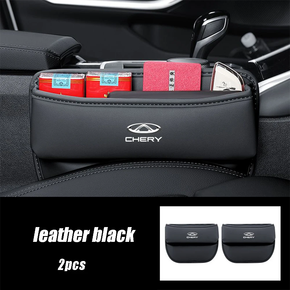 For Chery ARRIZO Tiggo 5/7/8plus Exeed TX Car Central Console Seat Slit Storage Box paper bag Organizer Storage Knapsack Trim