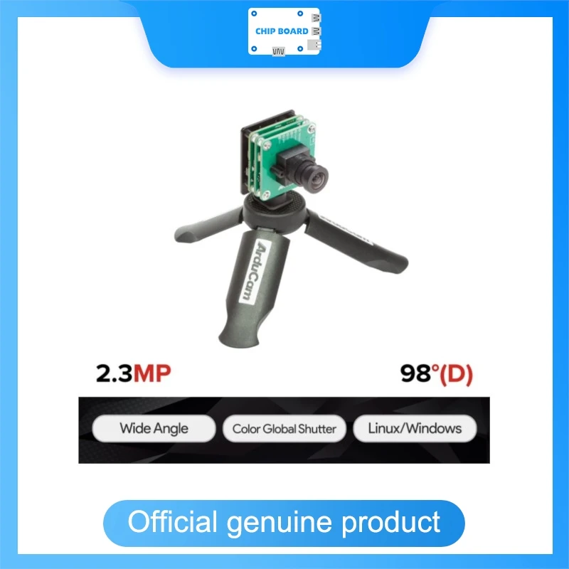 Arducam AR0234 2.3MP Global Shutter Camera, USB 3.0 Color Vision Module for Machine Vision & Robotics