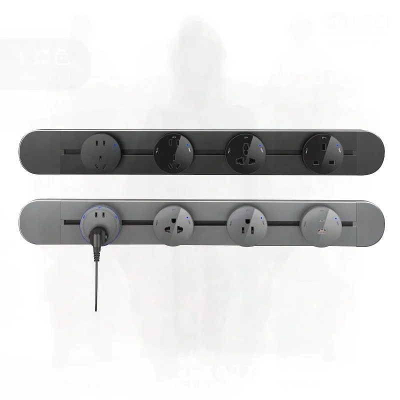 2024 قوس المسار المقبس 13A البريطانية المحمول المسار USB تحويل شحن سريع القياسية الأوروبية الأمريكية متوافق مع الجدار التوصيل #5