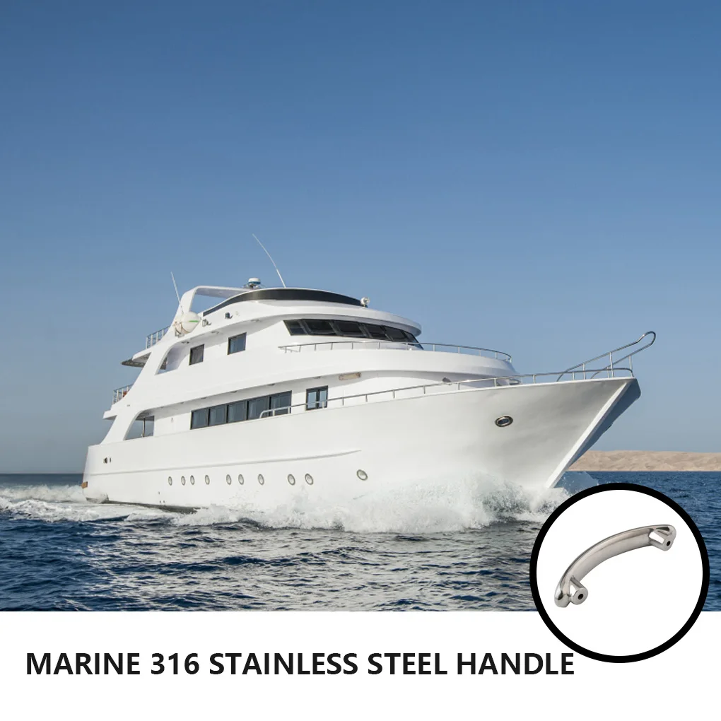 

Stainless Steel Boat Handle Grab Knob Handrail Hand Rail Accessories