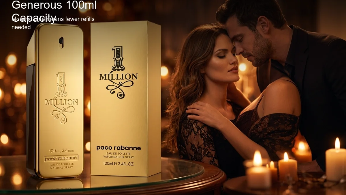 1 Million EDT Spray 3.4 Oz 100 Ml Men's Cologne New in Box Free Shipping Mens Perfume