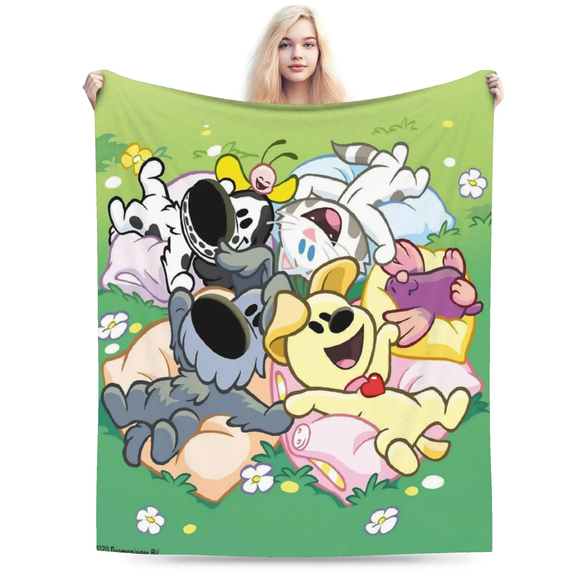 New Arrival Woezels And Pips  Blankets Super Soft Fleece  Cozy Throw Blanket Machine Washable