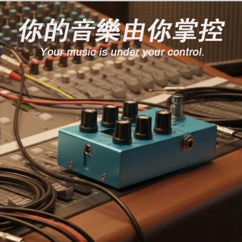 Multi Effects Guitar Pedal With Drum Machine Display Screen 8 Cabinet Modes For Electric Guitar Performance