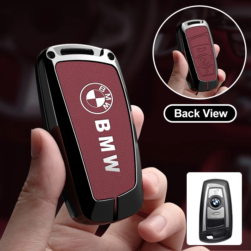 

Zinc Alloy Auto Key Housing Cover All Round Protect For M X1 U11 X7 X5 G05 LCI I7 IX XM Series 7 740Li U06 G81 M3 2023 2024