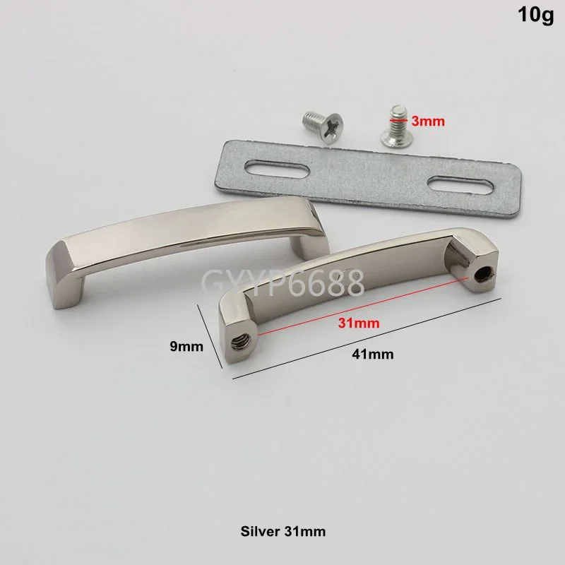 10-30-100pcs 3 sizes high quality metal plating processing chain bag aglet twist lock screw arch bridge decorate accessories