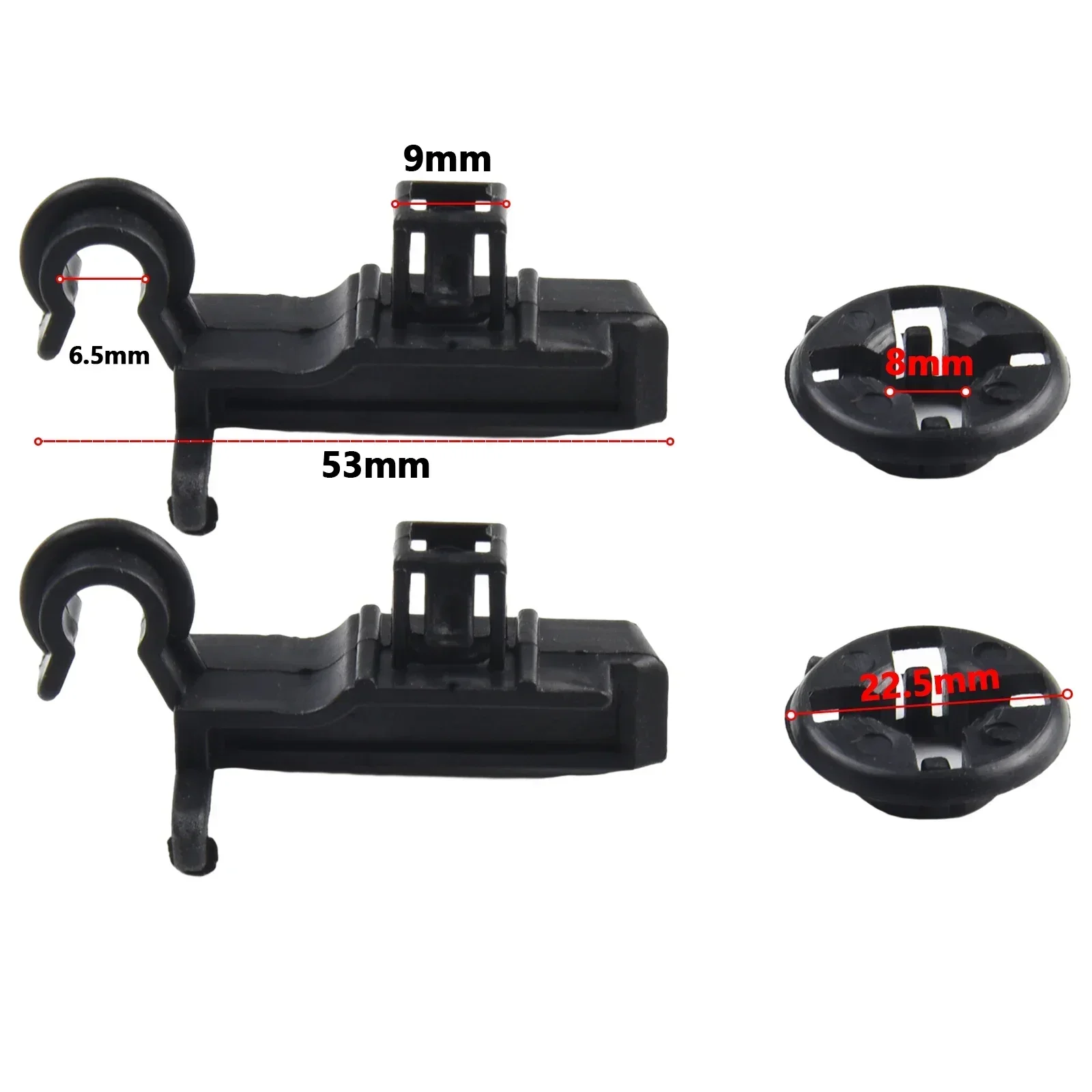 2Set Car Hood Support Prop Rod Clips Grommet Bonnet Stay Holder For Toyota Auto Interior Accessories High Quanlity