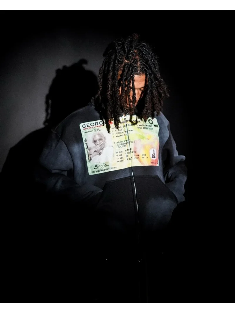 เสื้อฮู้ดดี้ลายกราฟิกสไตล์อเมริกันย้อนยุค ยูนิเซ็กซ์ ปี 2026 ทรงโอเวอร์ไซส์ ซิปยาว แขนยาว สตรีทแวร์ สำหรับผู้ชายและผู้หญิง