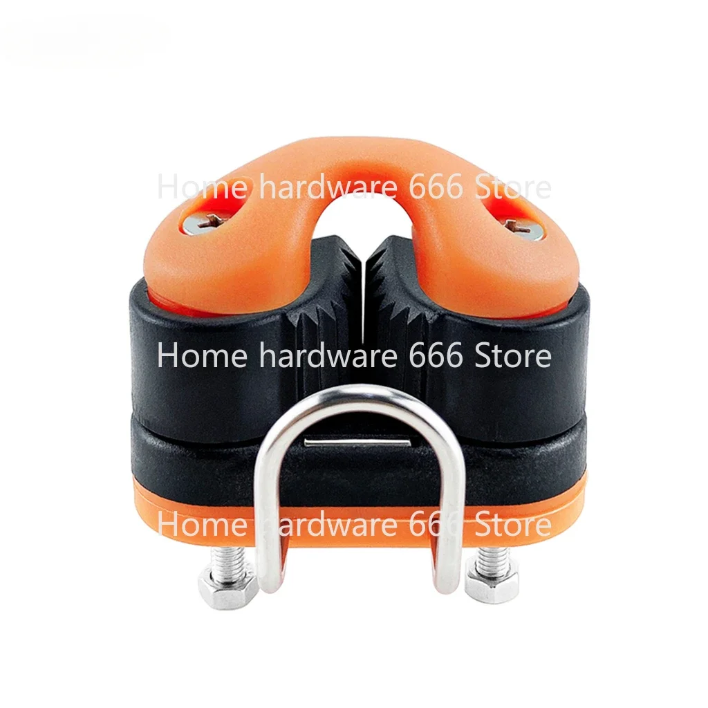 Composite Ball Bearing Cam Cleat with Leading Ring Pilates Equipment Boat Fast Entry Rope Wire Fairlead Sailing Boat Accessories