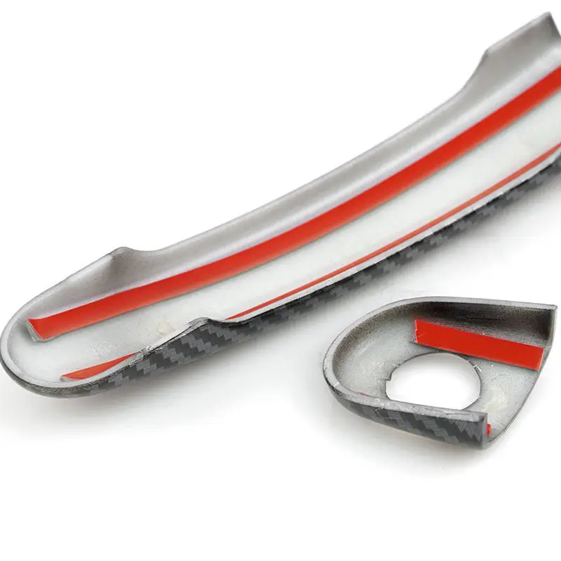 Car Exterior Door Handle Pull Cover Protective Trim For VW Golf 4 Jetta Bora MK4 Rabbit 1J Passat B5 Polo ABS Decorative Sticker