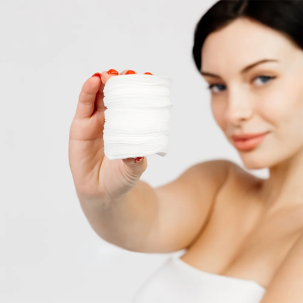 240 個安全な無添加コットンパッドメイク落とし用角質除去フェイスクレンジング長方形メイクアップ長方形コットン