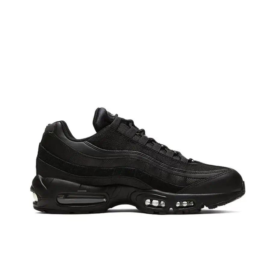 Nike Air Max 95 Essential  triple White Black Classic casual trainerOutdoor sports sneakers men women running