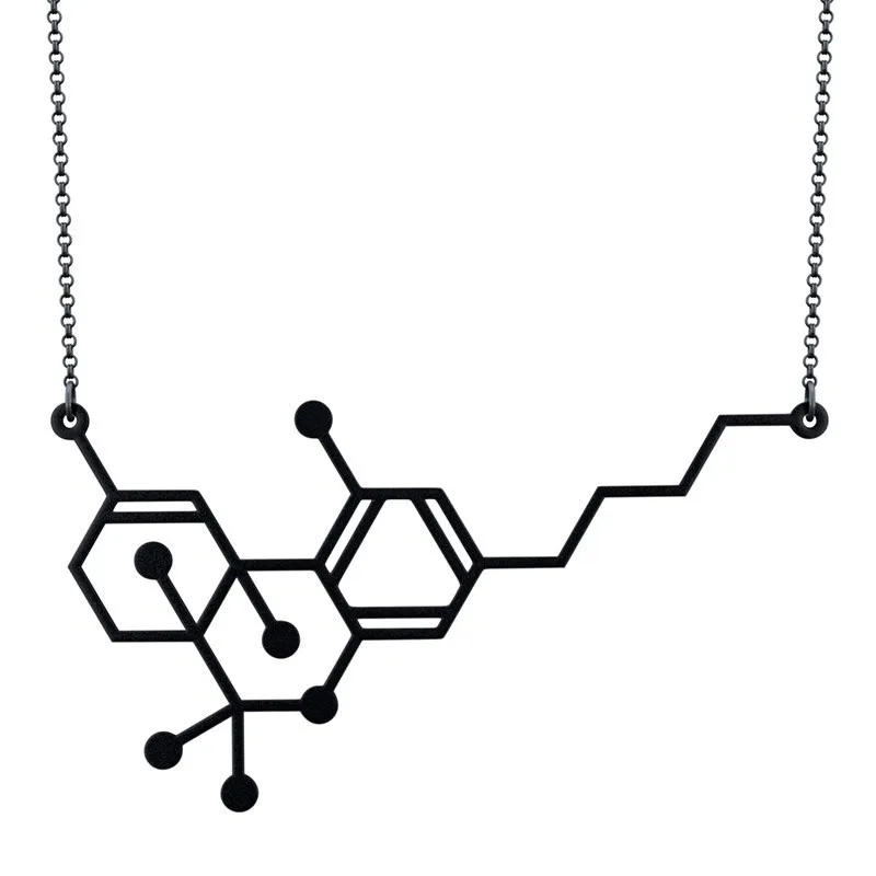 Adrenaline Molecule Necklace