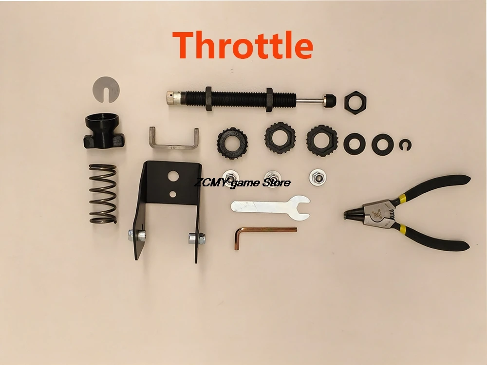 For Thrustmaster T598 Pedal Simulated racing Modification Pedal Brake Throttle Adjustable Damping MOD Kit