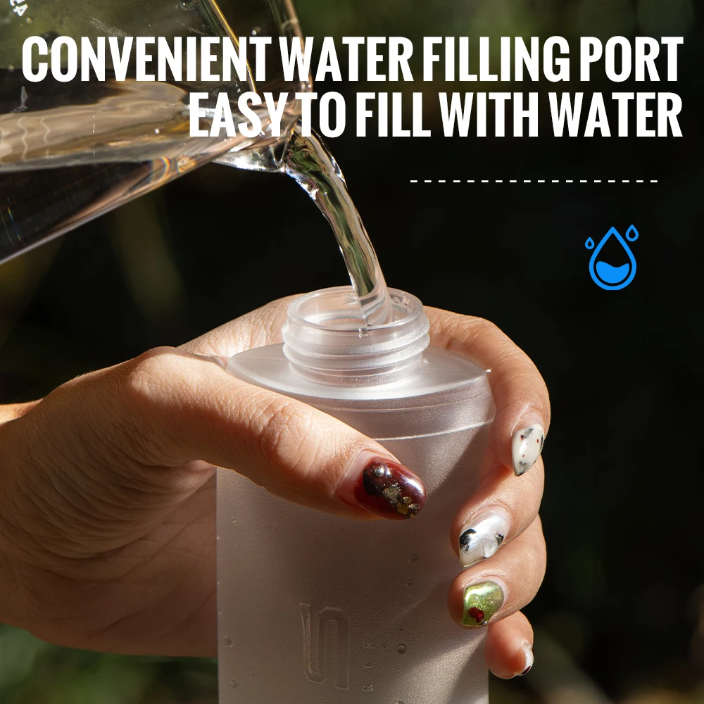 WRELS 250 مللي 500 مللي دورق ناعم قابل للطي زجاجة ماء قابلة للطي بولي يوريثان BPA الحرة الرياضة في الهواء الطلق حقيبة المياه المحمولة تشغيل التخييم