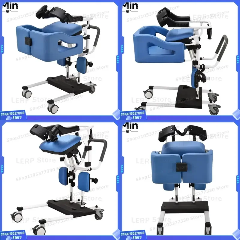 Hydraulic Patient Transfer Bathroom Toilet Chair