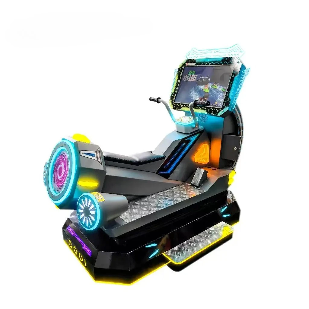 Speedboat Battle - Dual Control Handle Display Luminous Metal Multiplayer Interactive Arcade Equipment Indoor Entertainment