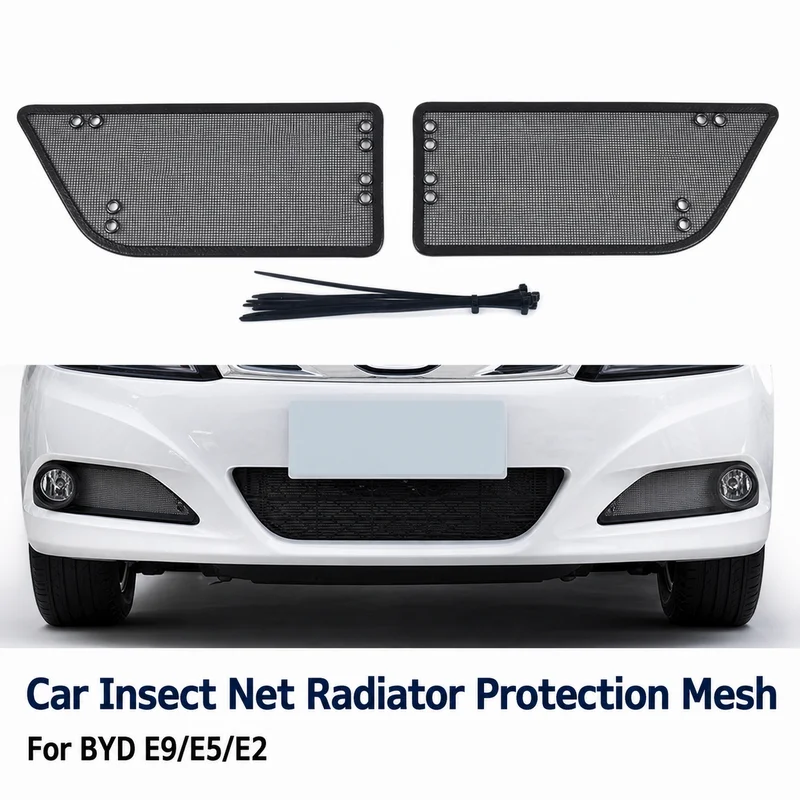 For BYD E9/E5/E2 Car Insect Net Radiator Protection Mesh Modification Dustproof Cotton Filter Net Cover Shield Guard