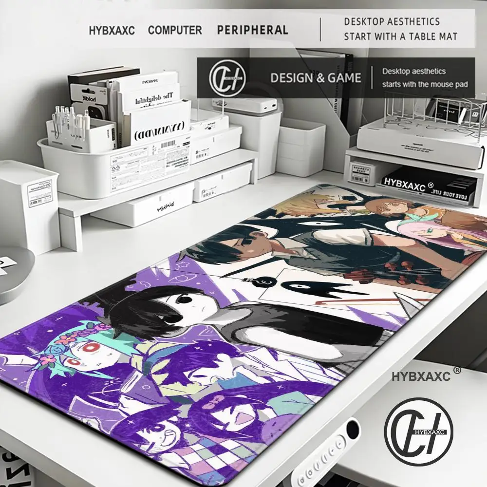 Pixel Omori Sunny Gamer Cabinet Mouse Pad Laptop Anime Gaming Accessories Mousepad Computer XXL Non Slip Desk Mat Kawaii Carpet