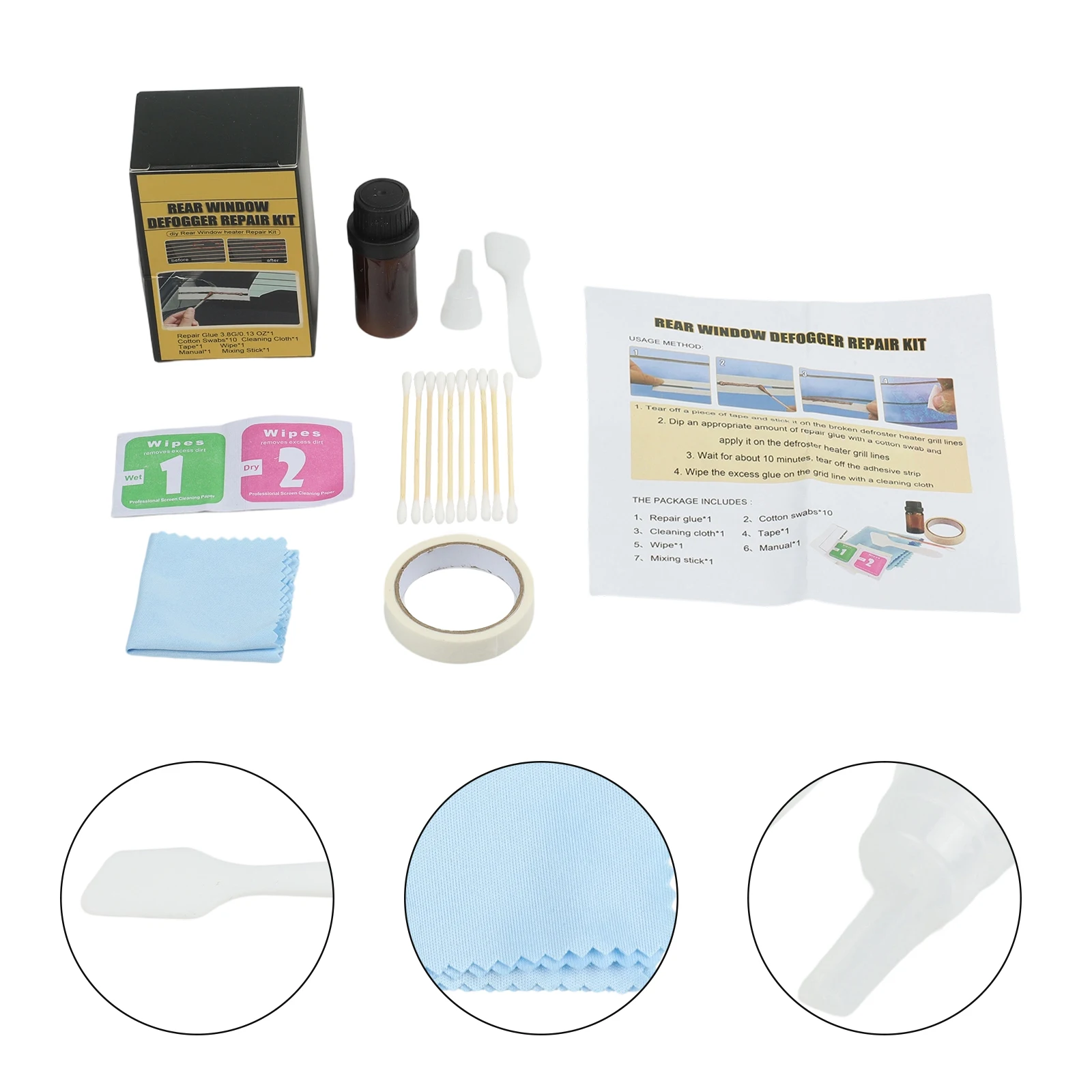 Notes As Shown In The Picture Suitable For Most Cars Scratched Broken DIY Quick Repair Repair Kit Quick Repair
