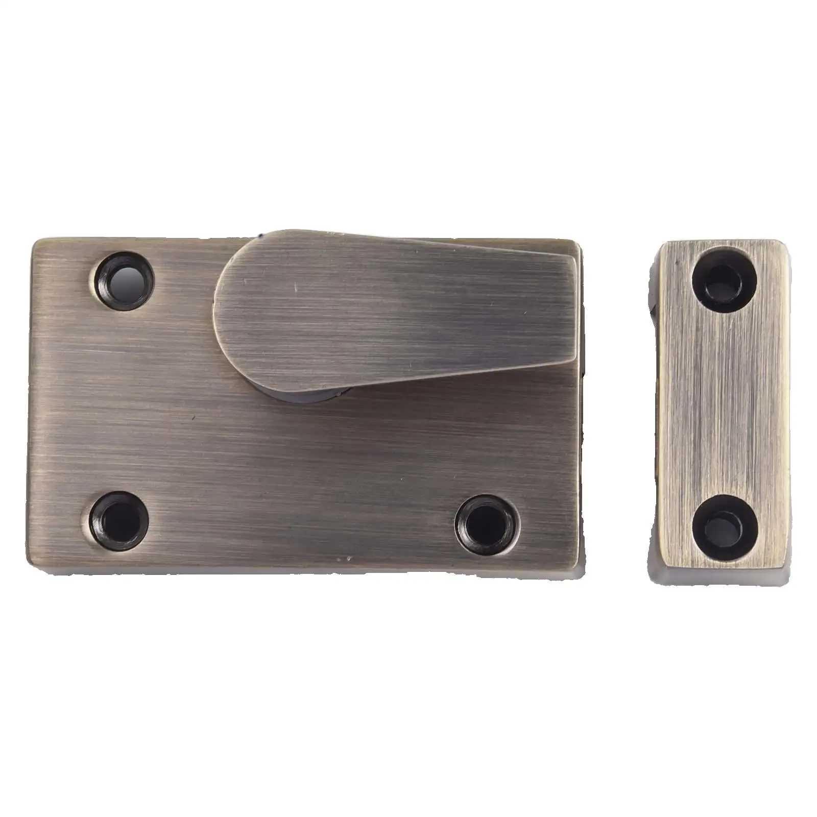 تشير إلى قفل قفل الباب 5.9X3.94X1.18 بوصة تصميم مسمار الباب لباب الحمام للمراحيض العامة مؤشر قفل الباب #4