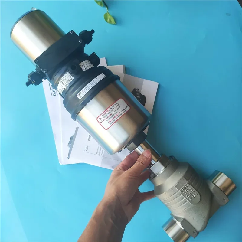 

2025.4 German Baode Burkert2301+8694=8802 Pneumatic Control Valve Welding Thread Diameter Optional.