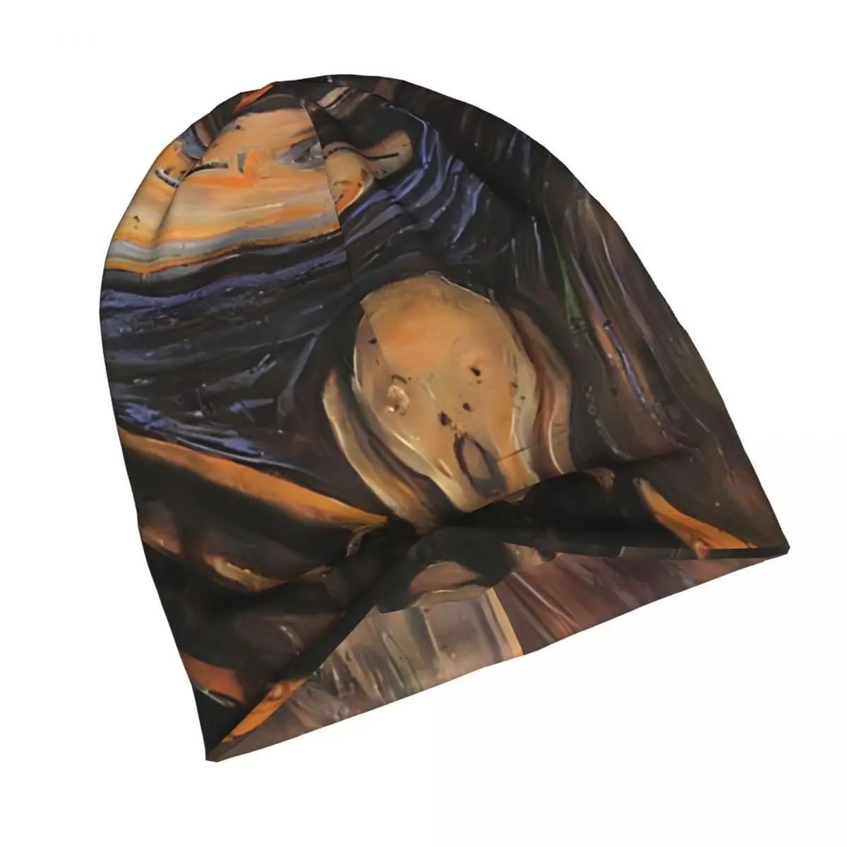 Hat The Scream By Edvard Munch Thin Caps For Men Women Scream Horror Movie Skullies Beanies Ski Caps Cotton Bonnet Hats