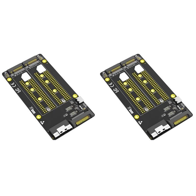 Stylish-2X Dual 2X M.2 NVME SSD To SFF-8654 8X Adapter (Pcie Bifurcation Motherboard Is Required)