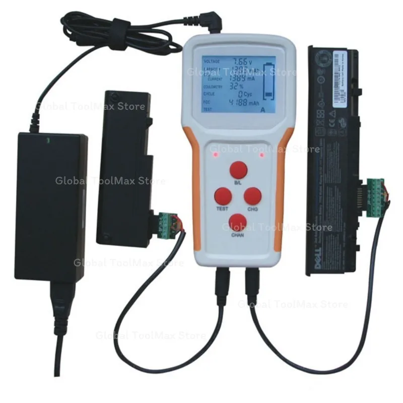 Portable Notebook Battery Analyzer Support Charging Discharging Cycle Test Laptop Battery Capacity Calibration Maintenance Tool
