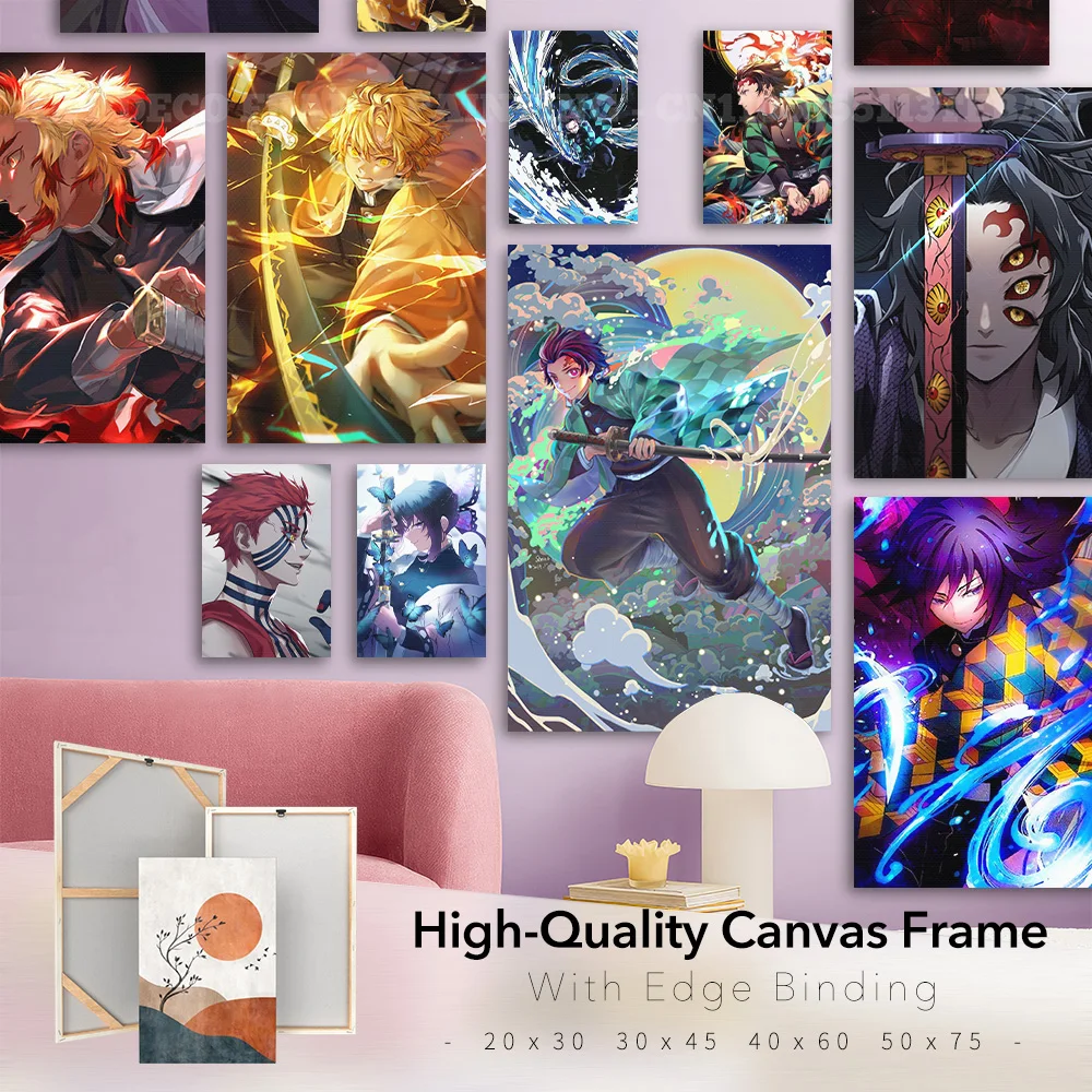 Anime Wall Artwork Home Decor Schilderen HD Print Moderne Posters Canvas Foto Voor Demon Slayer: Kimetsu Geen Yaiba Karakter Gift