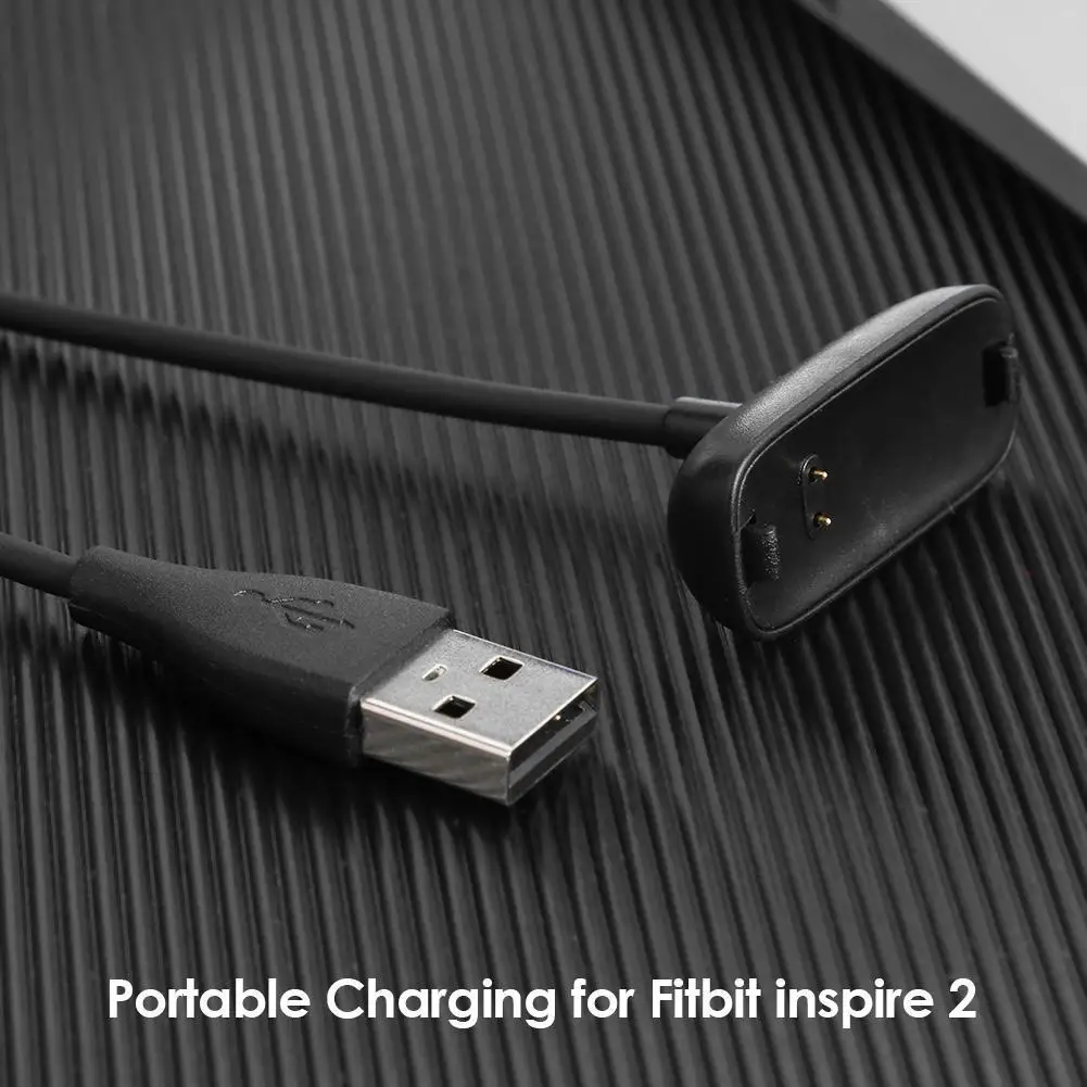 USB Charging Cable for Fitbit Inspire 2 Fast Power Cord Bracelet Charger Wire Smart Watch Wireless Charging Cable