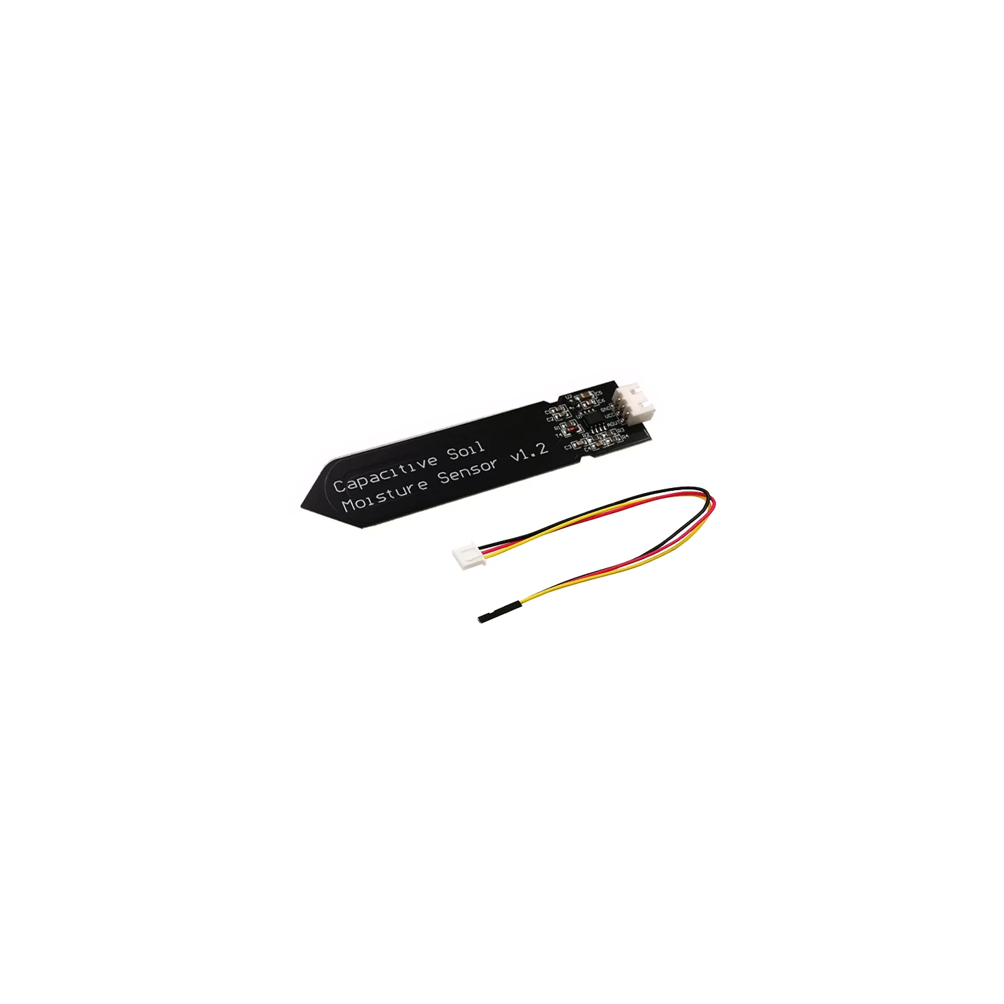 Capacitive Soil Moisture Sensor Module Not Easy to Corrode Wide Voltage Wire 3.3~5.5V Corrosion Resistant W/ Gravity for Arduino