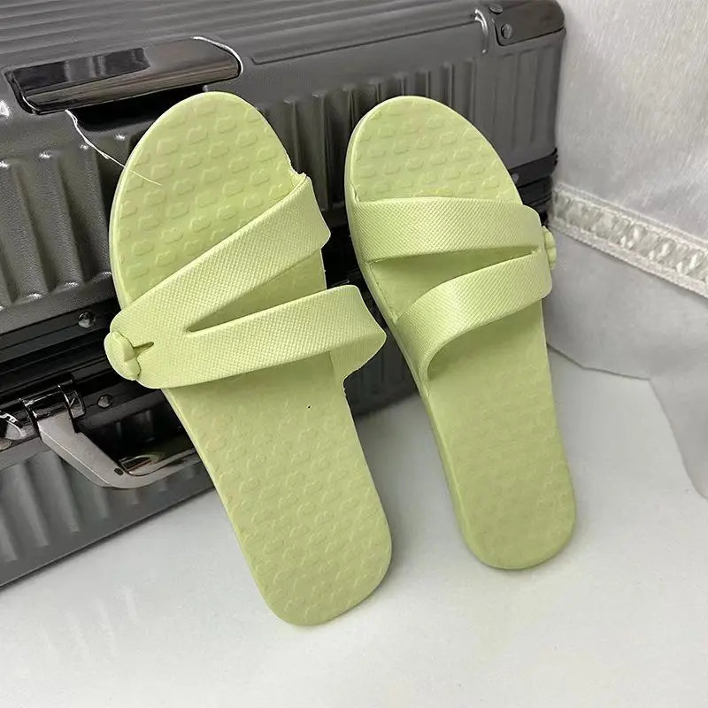 Portable travel slippers men and women couples summer creative removable storage hotel beach shoes bathroom non-slip travel