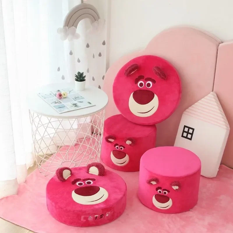 Toy Story Lotso cute creative cartoon pattern simple fashion personality soft comfortable plush thickened sofa stool cushion