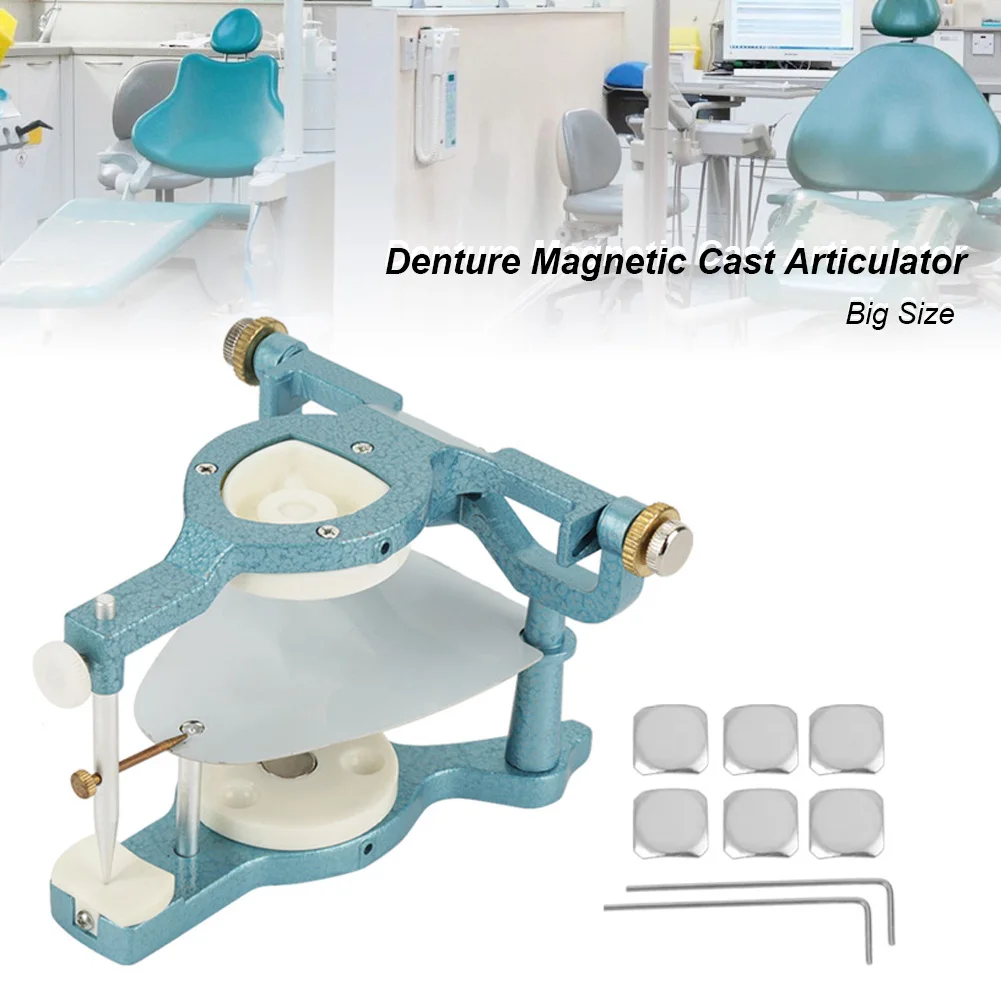 

Big Size Dental Magnetic Articulator Cast Jaw Frame Anatomic Articulator Adjustable Dental Lab Occlusion Equipment Dentist Tools