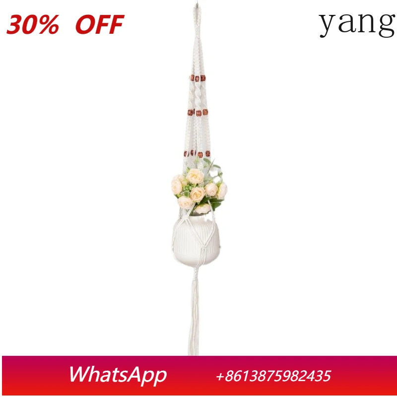 

CX Hand-woven planter mesh pocket hanging wall decoration ornament