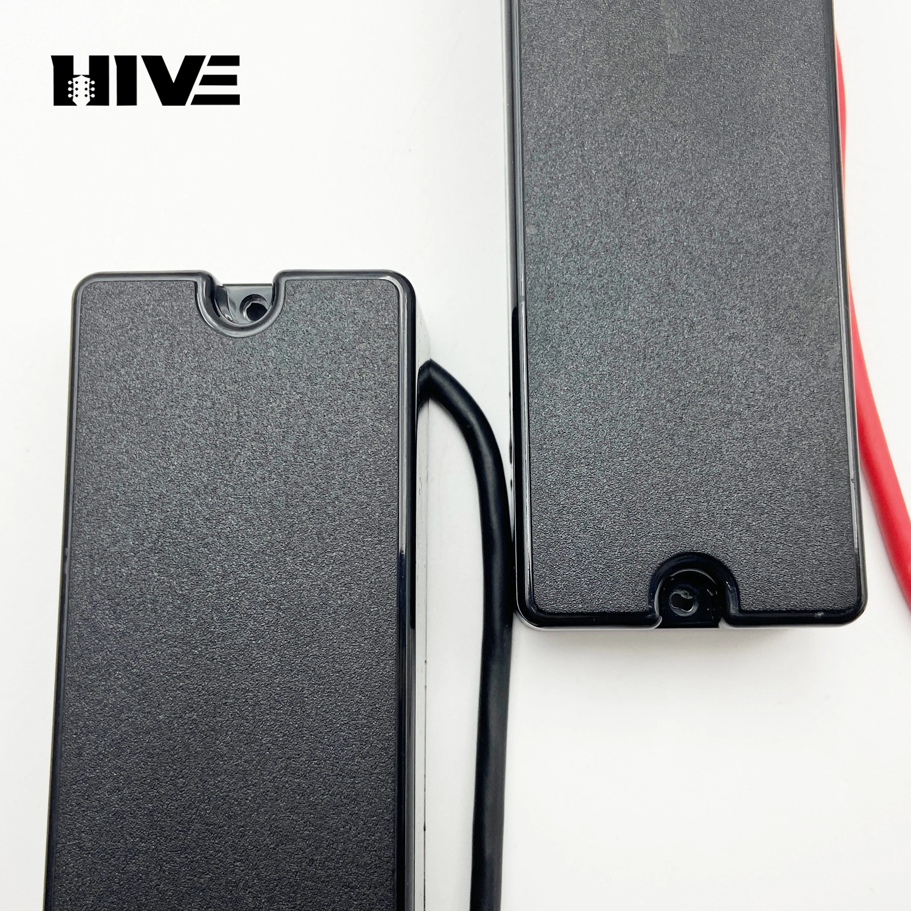 2Pcs/Set Electric Guitar Pickup Dull Polish Fully Sealed 4 Core Ceramic Magnet Twin Coil Pickup For 4/5/6-string Electric Bass