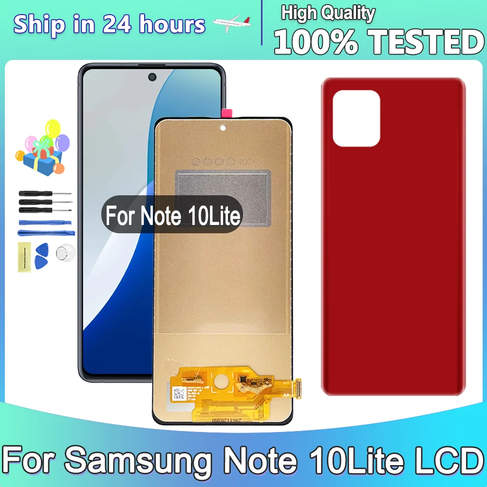 

TFT For Samsung Galaxy Note 10 Lite Lcd Display N770 N770F/DS N770F/DSM Touch Screen Digitizer For Samsung note10 lite Screen