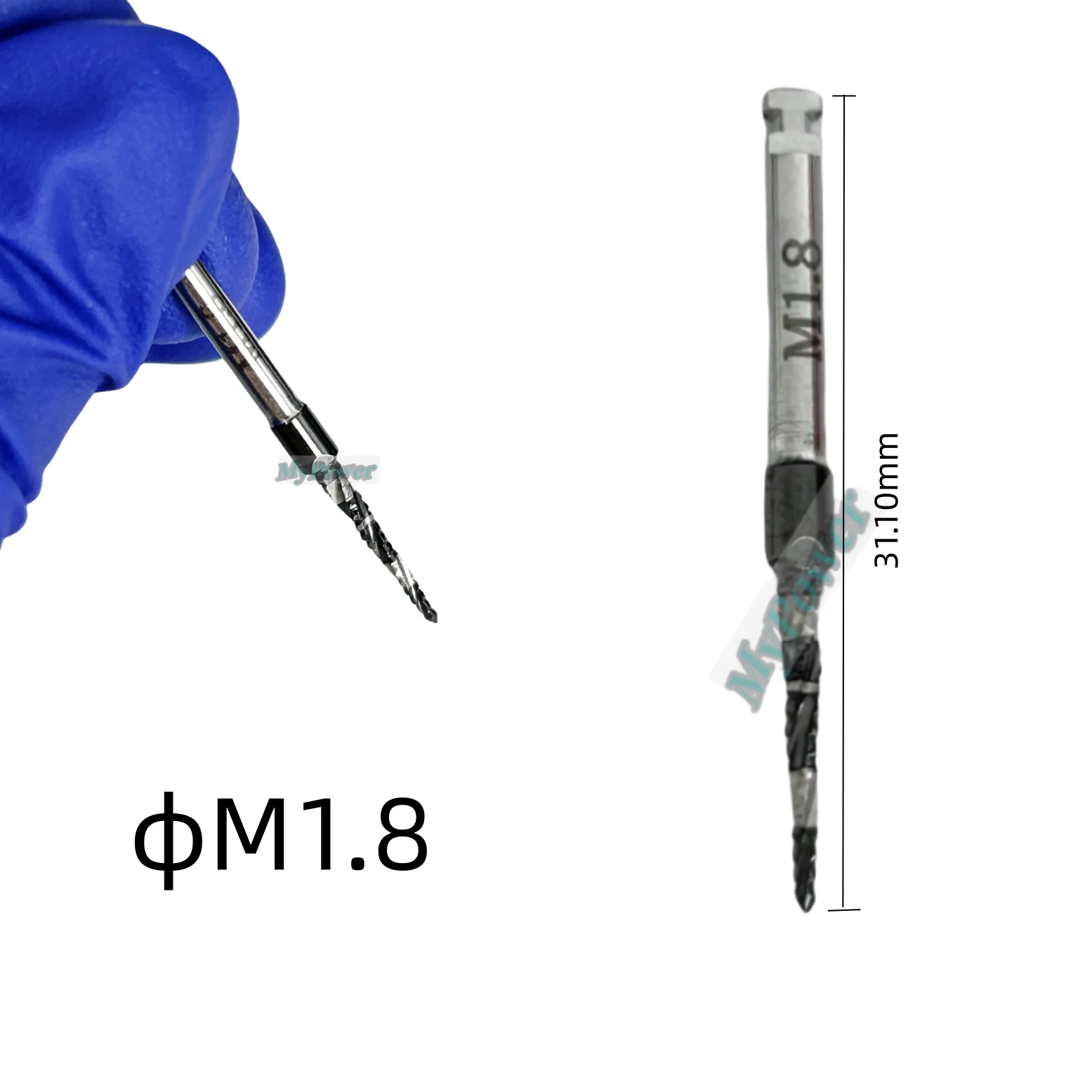 ∅M1.8 Dental Cross Cutter Drill Implant Bone Side Cut Debris Blade Fit Lindemann Oss flat head