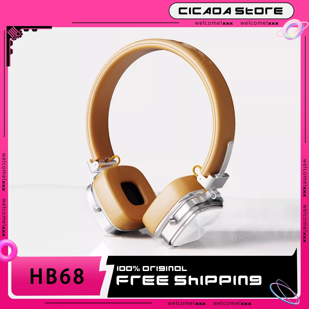 

Lasmex Hb68 Headphone 3 Mode Wireless Bluetooth Hifi Music Low Latency Long Endurance Headset Retro Gamer Office Girl Gifts