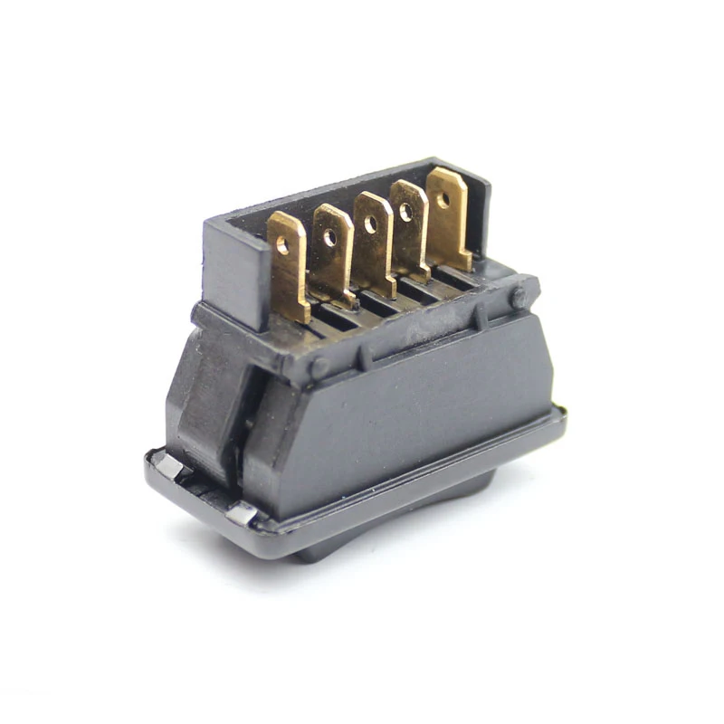 Universal 12V 20A Car Power Window Switch 5‑Pin Blue Illuminated Auto Control Button Automotive Replacement Component