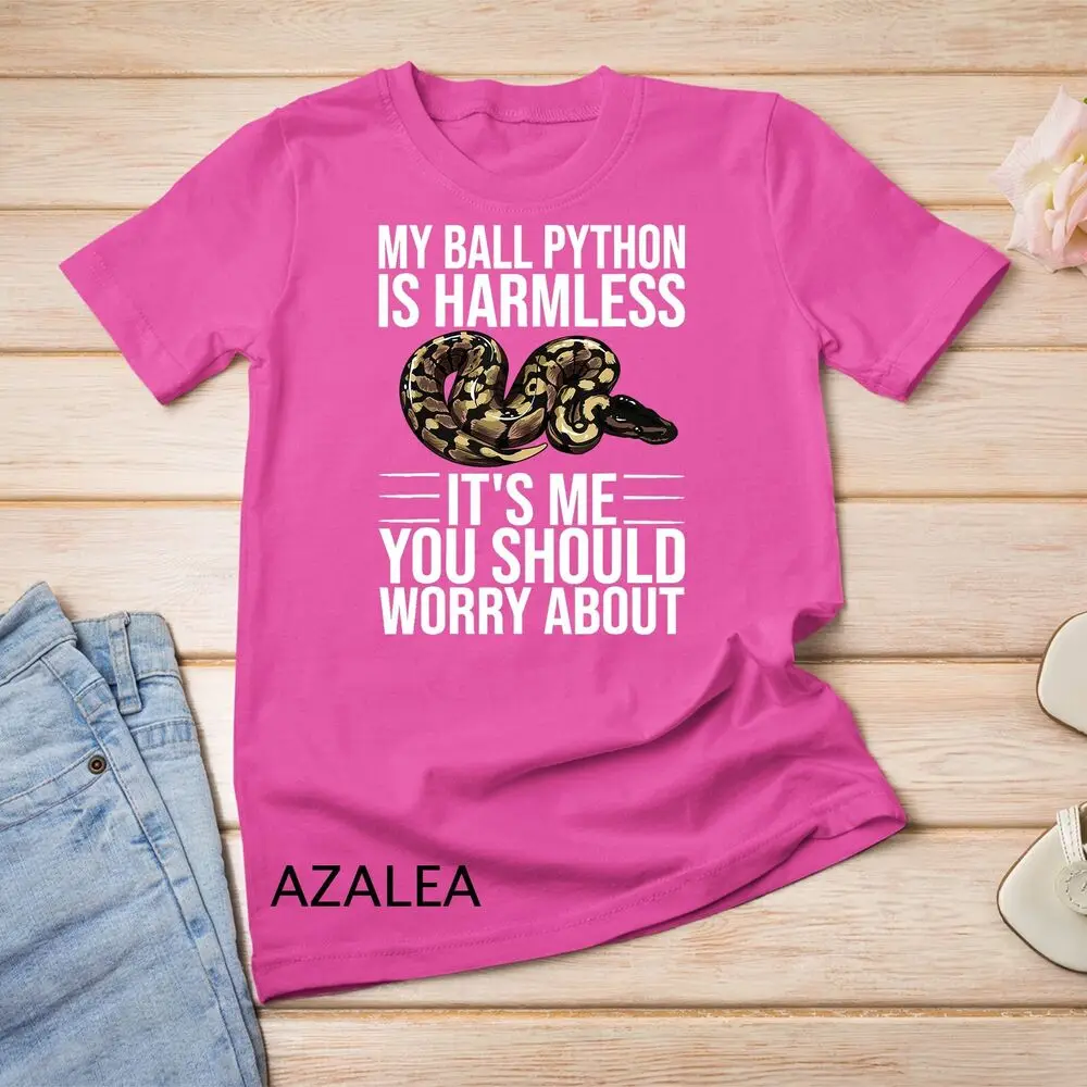 Funny Ball Python Design Snake Lover Men Women Boys Girls T-Shirt Unisex T-shirt