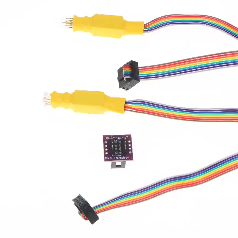 Rainbow Ribbon Cable Test Probe Kit With Stable Connection And Durable Material Perfect For Electronic DIY Circuit Debugging