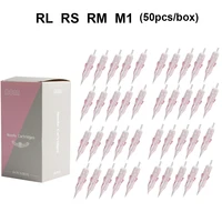 10/20/50/100 Uds 1RL 3RL 3RL 7RL práctica de dibujo para Motor PMU tatuaje pluma agarre cartucho agujas suministros