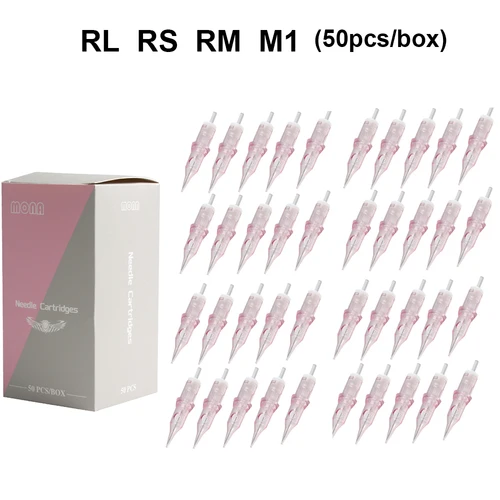 Imagen 1 del producto 10/20/50/100 Uds 1RL 3RL 3RL 7RL práctica de dibujo para Motor PMU tatuaje pluma agarre cartucho agujas suministros