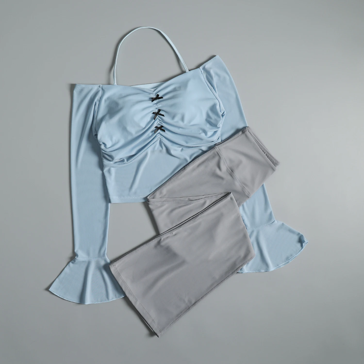 بدلة رياضية للنساء في الخريف التخسيس التخسيس بيلاتيس ممارسة ملابس اليوغا المشاهير على الإنترنت الجري الجميل #3