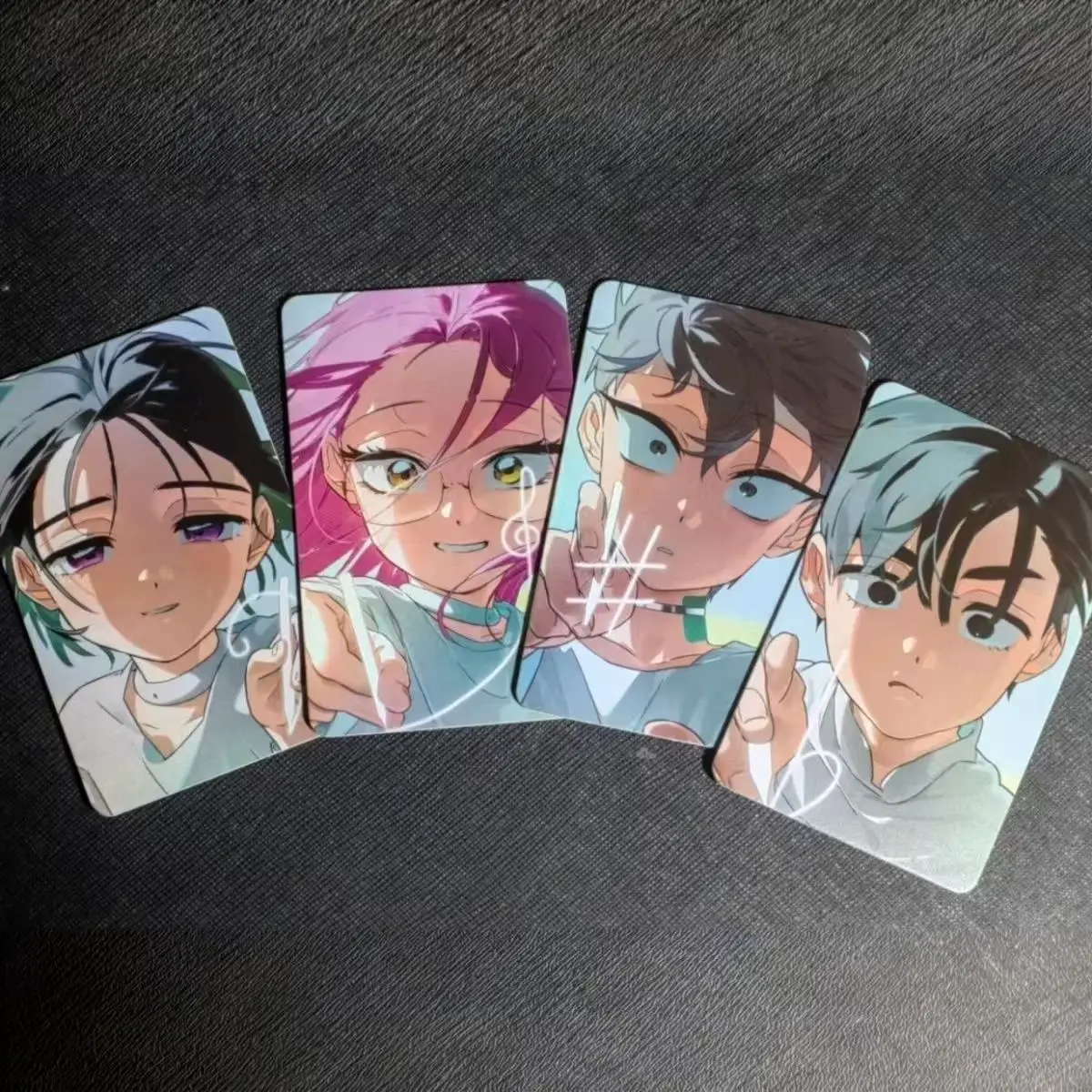 4 بطاقات/حزمة بطاقات غاف للمسرح الغريب البضائع الأصلية الرسمية